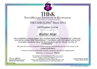 Certificate ThetaHealing® Advanced Practitioner